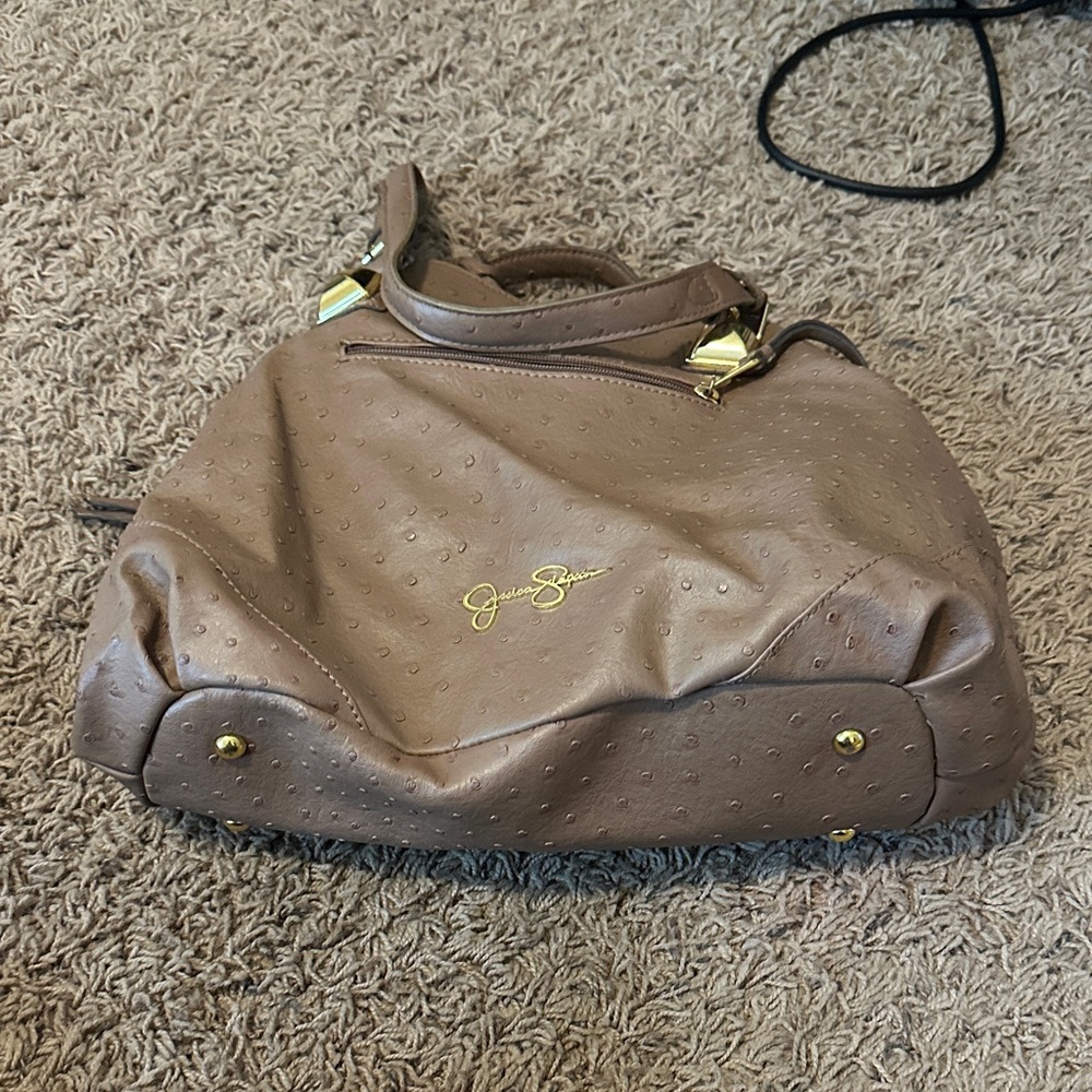 Jessica Simpson Brown Slouchy Shoulder Bag